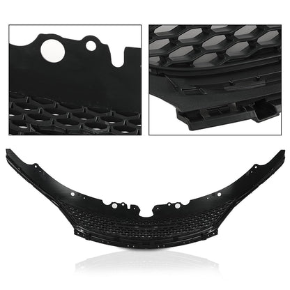 G-PLUS Front Upper Bumper Grill Assembly Compatible with 2015-2017 200 V6 Models Only (Not Fit 4 Cylinder Models) 68103934AC, CH1200385 Chrome Trim Grille