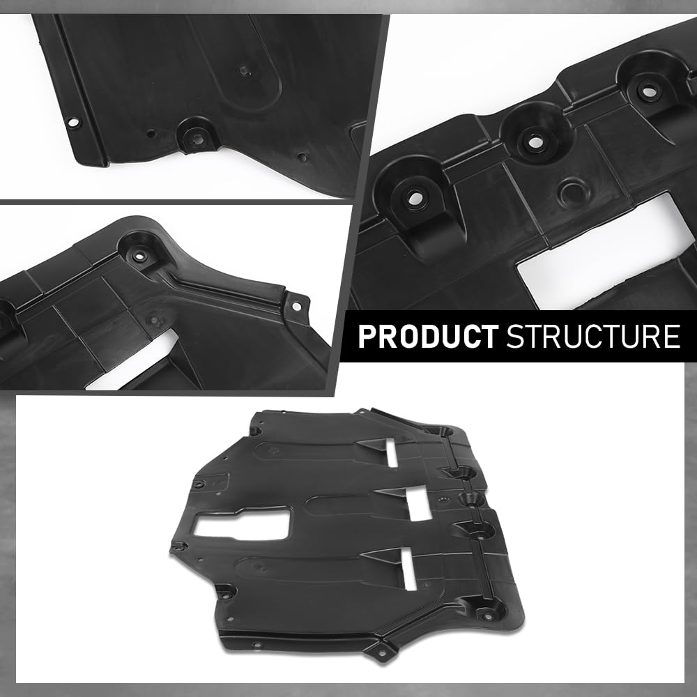 G-PLUS Engine Splash Shields Rear Compatible with Kia Optima 2016-2020 29130D4000, KI1228162