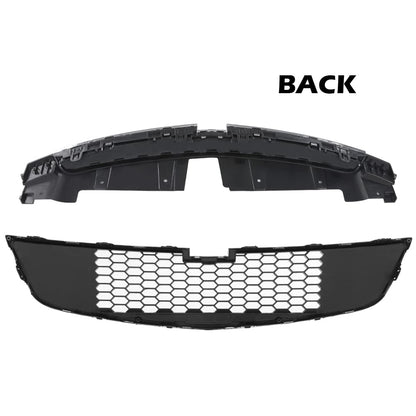 G-PLUS Front Bumper Upper & Lower Grill Compatible with Chevy Cruze 2011-2014 (Not Fit ECO Model) Black Grille Pair GM1200624, 95225615