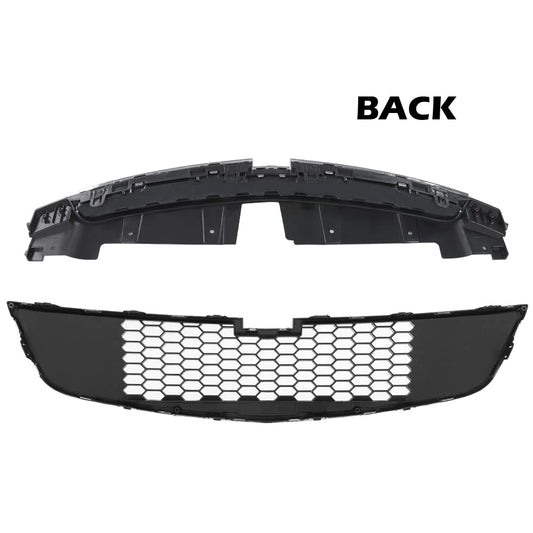 G-PLUS Front Bumper Upper & Lower Grill Compatible with Chevy Cruze 2011-2014 (Not Fit ECO Model) Black Grille Pair GM1200624, 95225615