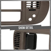 G-PLUS Center Dash Radio Bezel Compatible with Ford F150 Expedition 1997-2003 Brown Dashboard Cover
