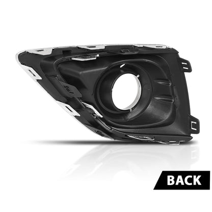 G-PLUS Fog Light Covers Front Passenger Right Side Hand Compatible with Buick Envision (submodel: Base, Essence, Preferred, Premium, Premium II) 2019 2020 42489939, GM1039266 Chrome Black