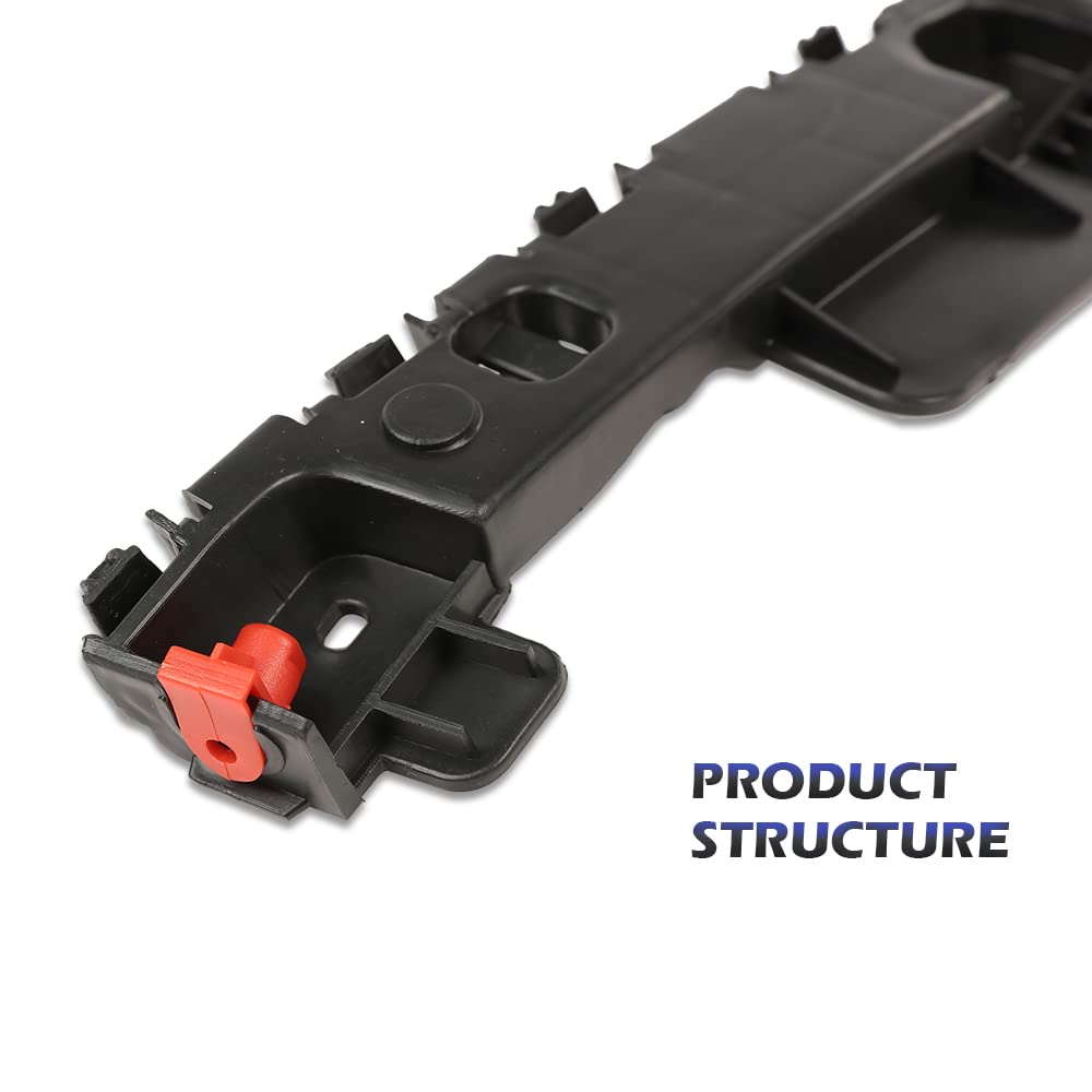 G-PLUS Black Front LH and RH Bumper Retainer Brackets Fit Cruze Sedan 2011 2012 2013 2014 2015 Front Bumper Support Mount Support Bracket 2pcs 95328893 95328894 GM1043118 GM1042118