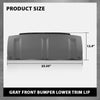 G-PLUS Front Bumper Lower Trim Lip Compatible with Discovery Sport L550 2.0L 2015-2019 (w/o Dynamic Package) Gray