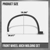 G-PLUS Wheel Arch Molding Set Front Left & Right Side Compatible with BMW X1 sDrive28i 2017-2022, Fit BMW X1 xDrive28i 2016-2022 51777332337, 51777332338 Black