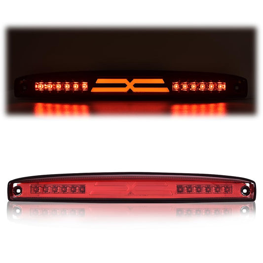 G-PLUS LED Rear Center Tailgate Lamp X Brake Light Compatible with 2003-2006 Dodge Ram 2500 3500 Led Tailgate Light Bar Replacement High Mounted Brake Light 05086509AA