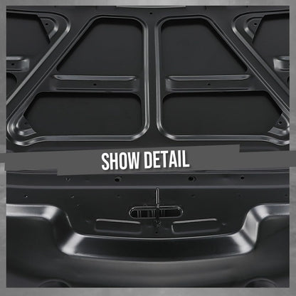 G-PLUS Front Hood Panel Iron Compatible with Chevy Blazer 2019-2024 Black