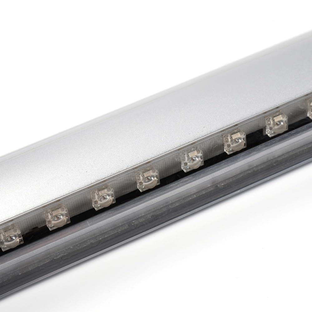 G-PLUS LED 3rd Brake Light Compatible with Chevy Suburban 1992-1999, Fit GMC Yukon 1992-2004 3rd High Mount Stop Lamp, Clear Lens Chrome Housing, ‎15145321 15755976