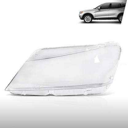 G-PLUS Headlight Lens Cover Compatible with BMW X3 F25 2011-2014 Left Side Front Headlamp Lens Cover Clear