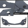 G-PLUS Front Bumper Cover Compatible with Buick Encore GX 2020 2021 2022 2023 w/o Sport Package, 42774797, Grey