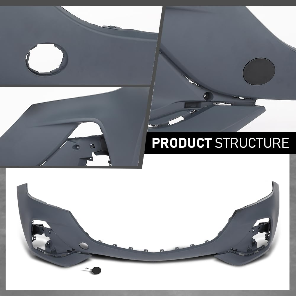 G-PLUS Front Bumper Cover Compatible with Buick Encore GX 2020 2021 2022 2023 w/o Sport Package, 42774797, Grey