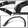 G-PLUS Rear Left Fender Wheel Flare Molding Trim Arch Compatible with Tesla Model X 2016-2021 1032529000E, JYH8583MBKL, 103529000G, 1035290-00-G, 1035290-00-E Wheel Opening Molding Arch Trim Black