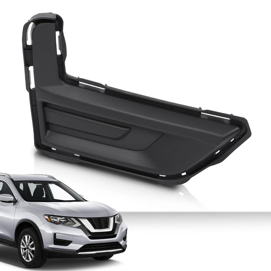 G-PLUS Front Bumper Fog Light Cover Compatible with Nissan Rogue Special Edition 2019 2020/Fit Nissan Rogue S SL SV 2017-2020 Passenger Right Side Fog Lamp Accessories 622566FL0A, NI1039148