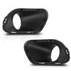 G-PLUS Fog Light Bezel Fog Lamp Trim Cover Grill Compatible with Jeep Cherokee 2014-2018 Pair Black