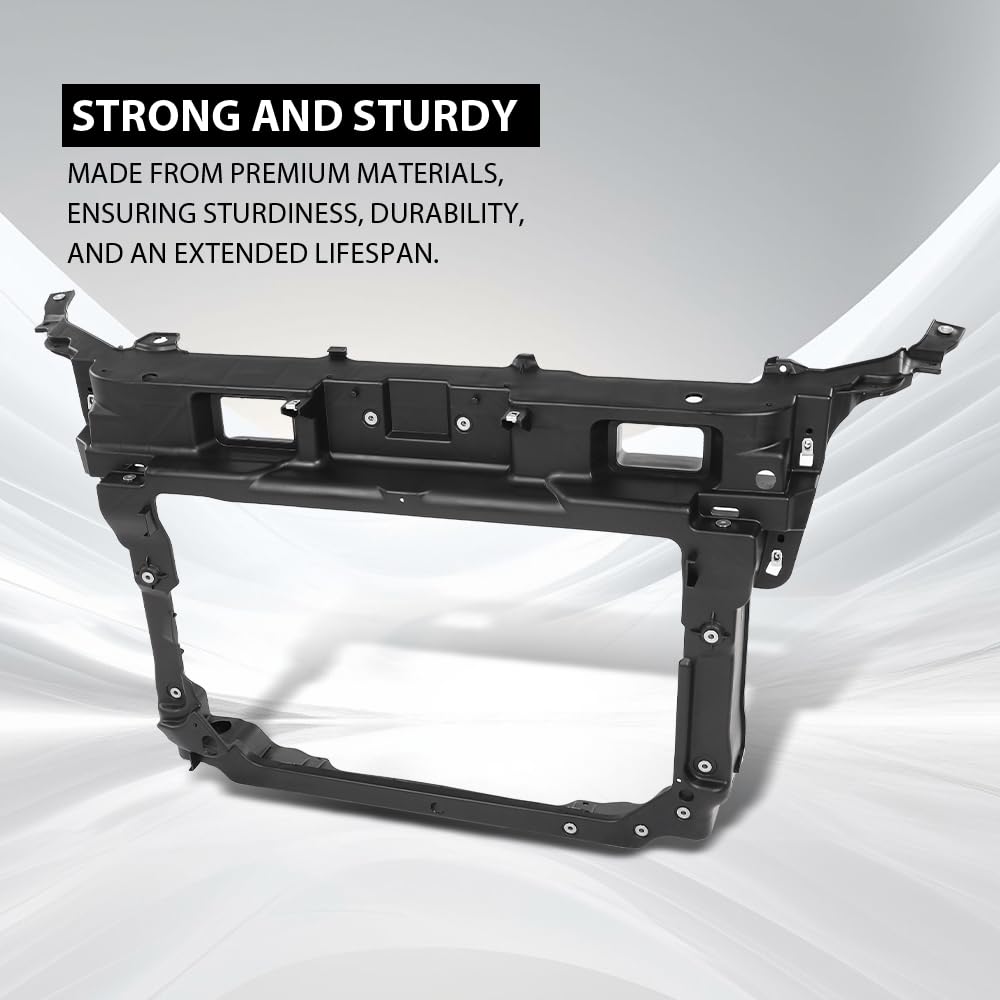G-PLUS Radiator Support Assembly Compatible with Ford Edge 2011-2014 CT4Z16138C, FO1225230 Black