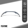 G-PLUS Front Bumper Cover Fascia Compatible with Volvo XC40 2019-2022 Fit Models without Headlight Washer, with Parking Aid Sensor and Parallel Park Assist 36010672, 397909540 Blue
