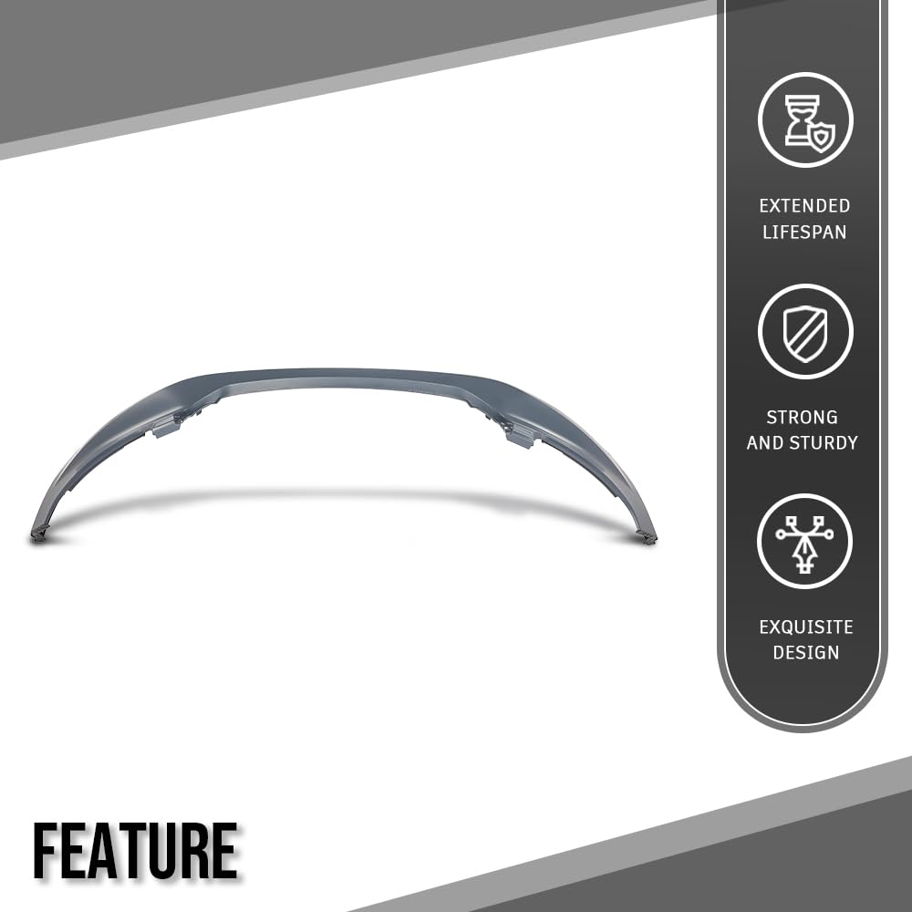 G-PLUS Front Bumper Cover Fascia Compatible with Volvo XC40 2019-2022 Fit Models without Headlight Washer, with Parking Aid Sensor and Parallel Park Assist 36010672, 397909540 Blue