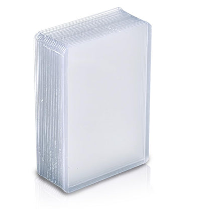 G-PLUS 25 Counts 3"X4" Top Loads Card Sleeves,Hard Plastic Baseball Card Protectors,Sportcards Football Game Cards Card Holder,Clear Collecting Trading Card Sleeves 1.5MM