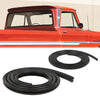 G-PLUS Rear Glass Small Back Window Weatherstrip Seal Compatible with Chevy GMC Pickup 1942-1966