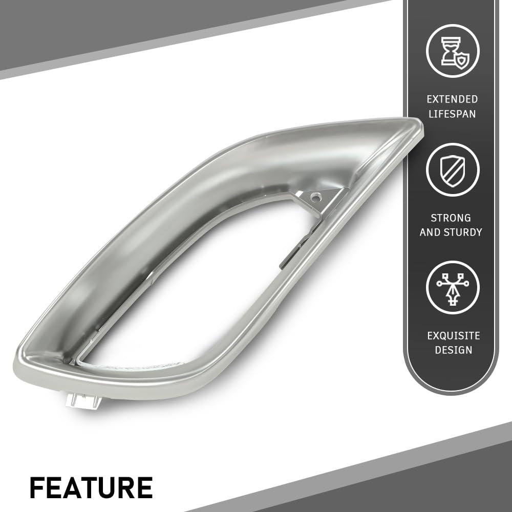 G-PLUS Fog Light Trim Driver and Passenger Side Compatible with Benz R320 R350 R500 R550 4Matic Base 2006-2010 MB1039169 MB1038169 2518852023 2518851923