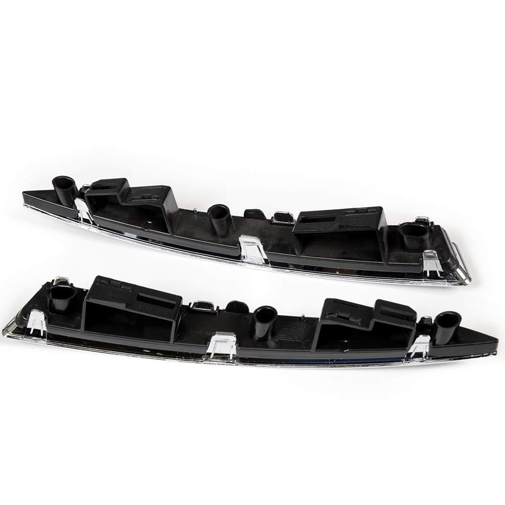 G-PLUS Left Right Headlight Lower Trim Molding Grille Replacement Compatible with Ford Escape S Sport Utility 4-Door 2013 2014 2015 2016 CJ5Z13008D CJ5Z13008C