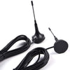 2 Pcs Set Car Magnetic Police Antenna 3-3/4" P71 Compatible for Ford Crown Victoria Impala Charger Explorer Tahoe Black