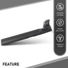 G-PLUS Finish Molding Lower Rear Left Compatible with LR3 Discovery 3 2005-2009,Fit LR4 Discovery 4 2010-2016 LR010624