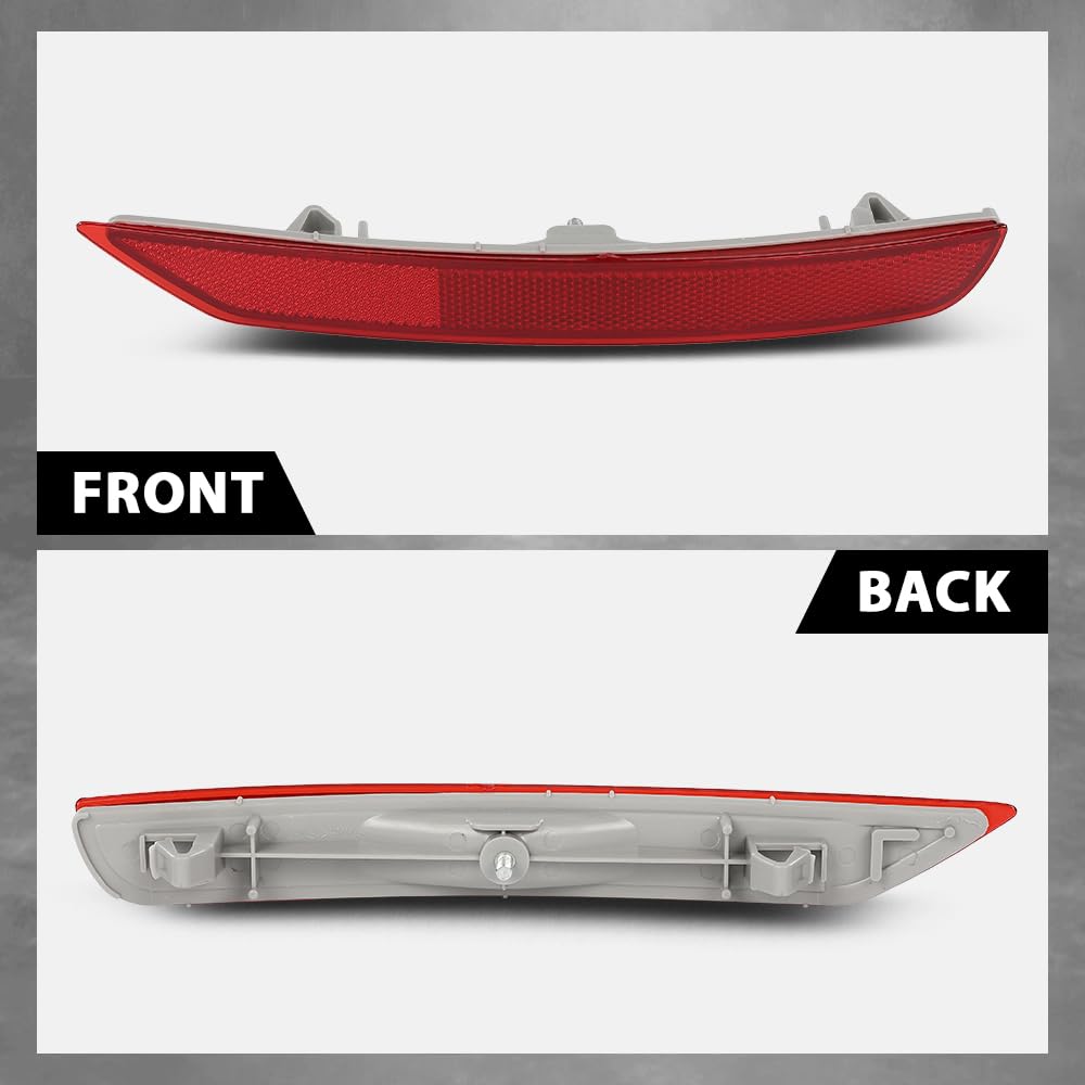G-PLUS Rear Bumper Reflector Light Lamp Passenger Side Compatible with Subaru Forester 2.0L 2.5L 2009-2018 84281SC000