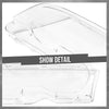 G-PLUS Headlight Lens Cover Compatible with BMW E46 3-Series 2DR 1999-2003 Fit BMW M3 Pre-Facelift 2-Door 2001-2006 Left & Right Pair Front Headlamp Lens Cover Clear