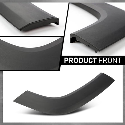G-PLUS Rear Left and Right Fender Flares Compatible with Jeep Renegade 2015-2023 Wheel Opening Molding Arch Trim 5XB67LXHAA, 5XB66LXHAA, CH1790104, CH1791104 Black