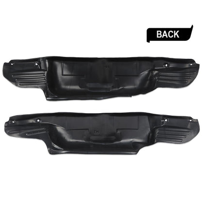 G-PLUS Rear Wheel Well Liner Guards Kit Compatible with Ford F150 Pickup Truck 2021, Rear Fender Mud Flaps Left & Right, ML3Z9927886A, Black