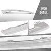 G-PLUS Front Bumper Molding Trim Cover Right & Left Compatible with Volvo XC60 2022 2023 2024 32227905, 32227906 Silver