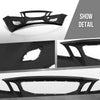 G-PLUS Front Bumper Cover Fascia Compatible with Volvo S60 T5 2012-2013 / T6 2011-2013 398025015, VO1000200 Black