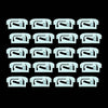 G-PLUS Windshield & Rear Window Trim Molding Clips Compatible with Chevy Monte Carlo Fit Oldsmobile Cutlass Fit Buick Regal 20 Clips Green Nylon 1654047#024 1-3/16" Wide x 9/16" Tall