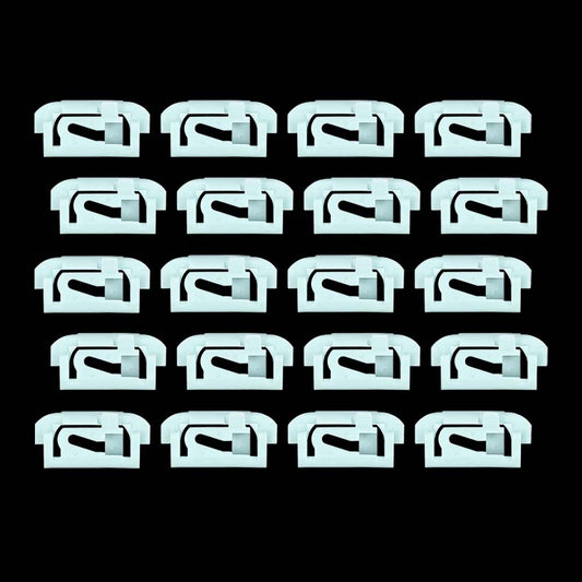 G-PLUS Windshield & Rear Window Trim Molding Clips Compatible with Chevy Monte Carlo Fit Oldsmobile Cutlass Fit Buick Regal 20 Clips Green Nylon 1654047#024 1-3/16" Wide x 9/16" Tall