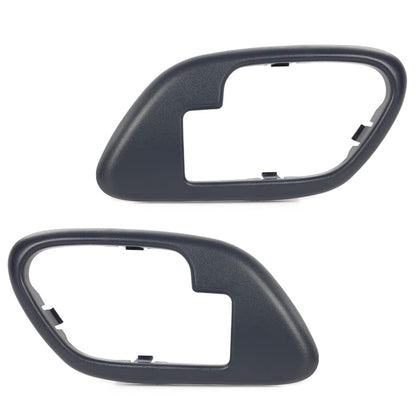 G-PLUS Interior Door Handle Trim Bezel 2pcs Compatible with 1995-2002 Chevy C3500 Truck 1995-2000 GMC C2500 Truck 1995-1999 GMC Suburban K1500 15708081 15708082