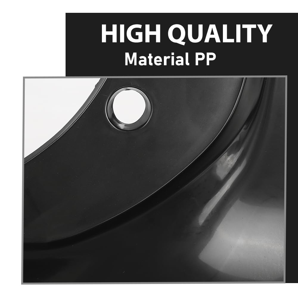 G-PLUS Rear Bumper Cover Fascia Compatible with LX CT200h Base F Sport 2014-2017 w/o Parking Aid Sensor, 5215976904, LX1100173, Primed Black