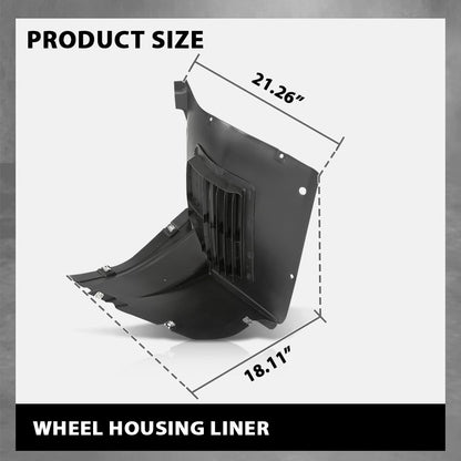 G-PLUS Wheel Housing Fender Liner Left Front Compatible with Porsche Panamera 2010-2016 97050412323