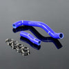 G-PLUS Silicone Radiator Coolant Hose Kit Clamps Compatible With Toyota IS300 ALTEZZA JCE10 2JZGE 1998 1999 2000 2001 2002 2003 2004 2005 2pcs,Blue