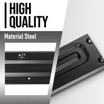 G-PLUS Tailgate Plate Access Panel Compatible with Ford F250 F350 Super Duty 1999-2016 Fit Styleside Models Only FO1900121, FO1905102 Black