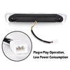 G-PLUS LED Third Brake Light Compatible With Dodge RAM 2002 2003 2004 2005 2006 2007 2008 2009, 3RD LED Bar Brake/Cargo Light,Type X (Clear lens Black Housing Amber Reflector)