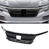 G-PLUS Front Bumper Grill W/Gloss Black Trim Compatible with Honda Pilot Upper Grille Assembly 2019 2020 2021 HO1210158, 71150TG7A50