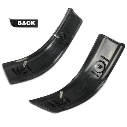 G-PLUS Corner Roof Moldings RH & LH Compatible with Ford F250 F350 F450 F550 Super Duty 1999-2007 Regular & Crew Cab Only (Not Fit Extended Cab) YC3Z-2551728-PTM YC3Z-2551729-PTM Painted Black