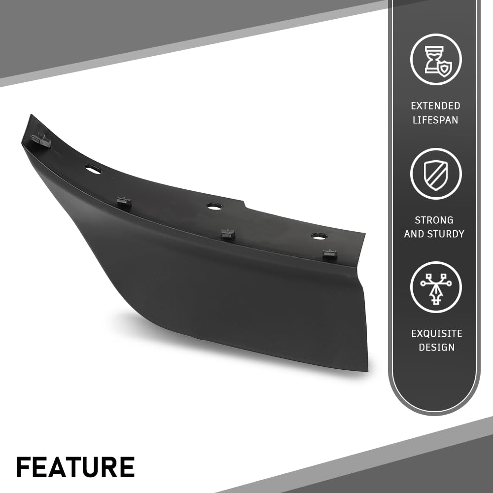 G-PLUS Front Fascia Spat Right Passenger Side Stone Deflector Compatible with Jeep Grand Cherokee L 2021-2024 68421752AB