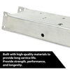 G-PLUS Front Bumper Bracket Driver and Passenger Side Compatible with BMW X3 2011-2017/Fit BMW X4 M40i 2016-2018/Fit BMW X4 xDrive28i 2015-2018 51647274659 51647274660 BM1066109 BM1067109