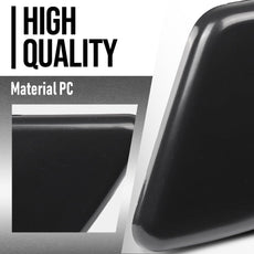 G-PLUS Headlight Washer Cover for Volvo XC90 2007-2014 Glossy Black Pair Additional Angle
