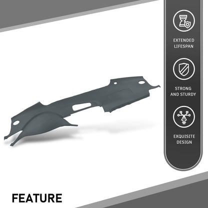 G-PLUS TPE Molded Dashboard Dash Cover Compatible with Honda Acura TL 2004 2005 2006 2007 2008 Dash Board Cover (Gray)