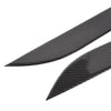 G-PLUS Carbon Fiber Headlight Eyelids Eyebrows Covers Compatible with Nissan 350Z Z33 Fairlady Z Coupe 2003-2009, Left & Right Black