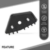 G-PLUS Front Bumper Face Bar Bracket Retainer Mounting Brace Passenger Right Side Hand Compatible with Ford Mustang Bullitt/Mach 1 2019-2023,Fit Ford Mustang 2018-2023 JR3Z17C947B, FO1043154 Black