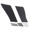 G-PLUS Hood Louver Inserts Compatible with Chevy Camaro Z28 & IROC 1985 1986 1987 1988 1989 1990 Hood Louver Ornament Set Satin Black Finish Left and Right 748557
